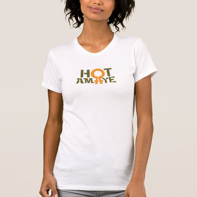 T-shirt Mama quente etíope ("Amaye") tanque (Frente)