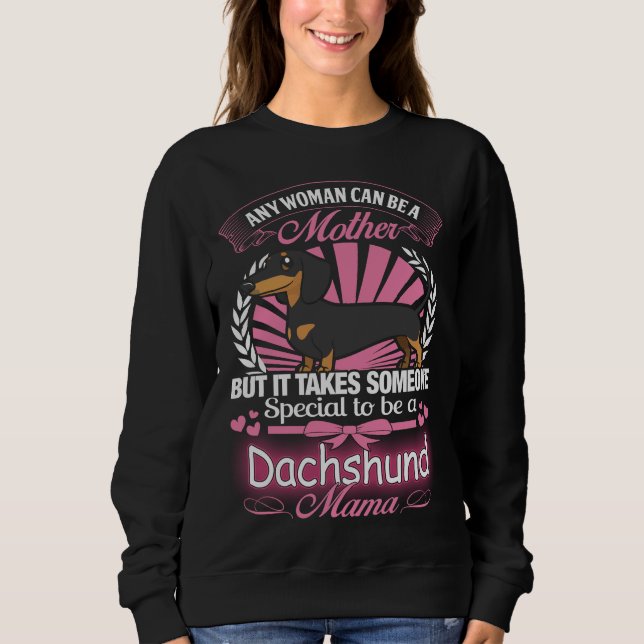 T-shirt Mama T do Dachshund (Frente)