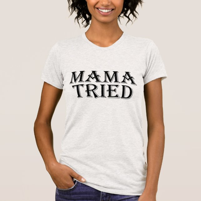 T-shirt mama tentado (Frente)