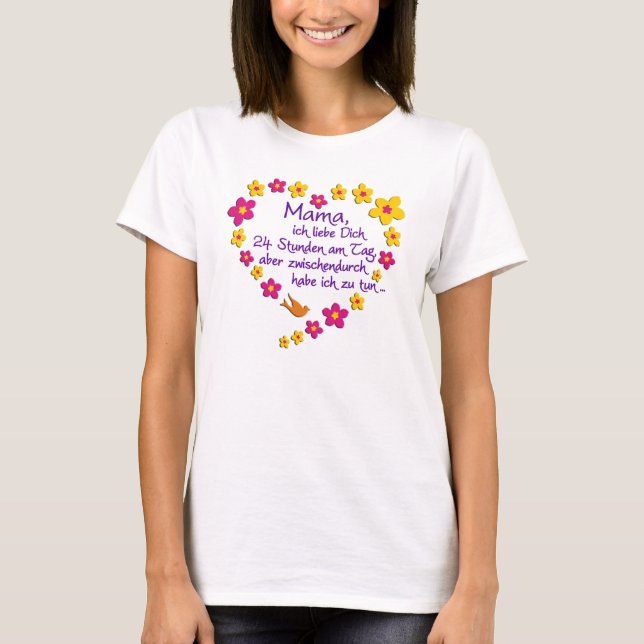 T-shirt Mamãe (Frente)