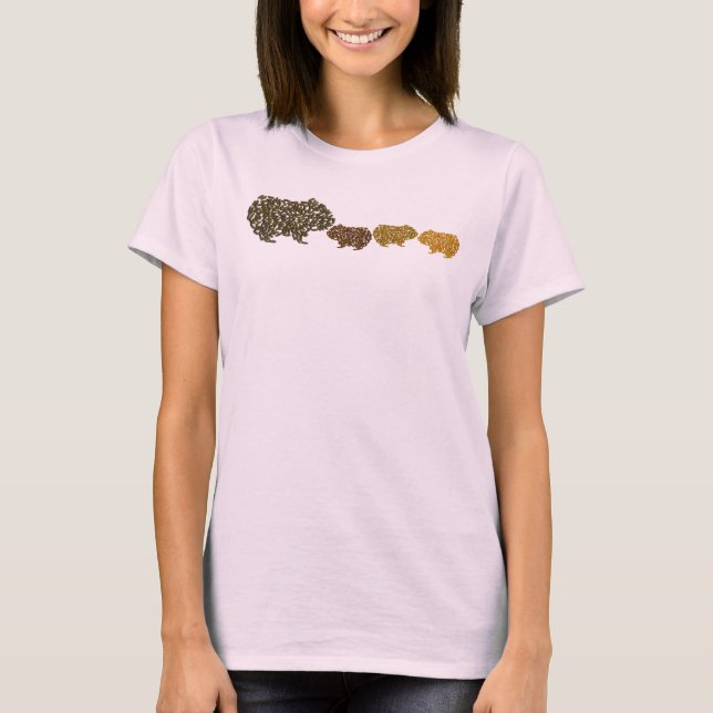 T-shirt Mamãe e Bebês - Terra (Frente)