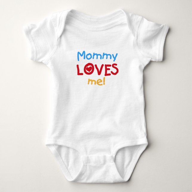 T-shirt Mamãe me ama (Frente)