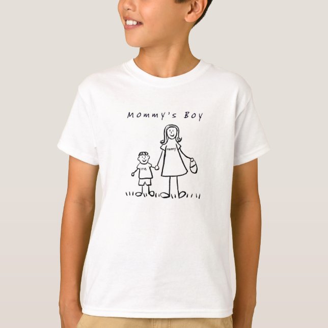 T-Shirt mamãe & Me (desenho com título) (Frente)