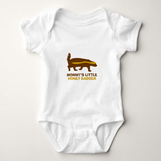 T-shirt Mamãe Mel Badger (Frente)