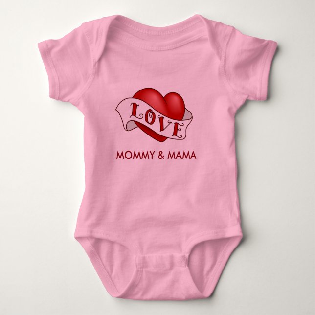 T-shirt Mamães & Mama do amor (Frente)