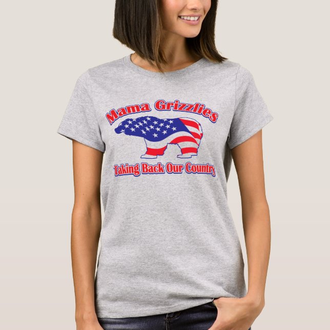 T-shirt Mamma-Grizzly (Frente)