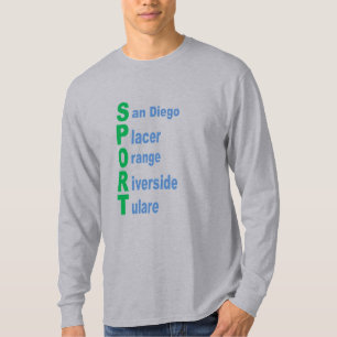 T-shirt mancha longues H gris SPORT TOURISME CA