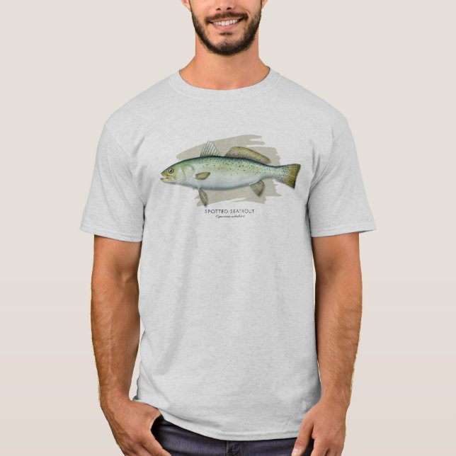 T-shirt manchado de Seatrout (Frente)