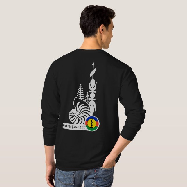 T-shirt manches longues Strength of Kanak Roots (Parte Traseira Completa)