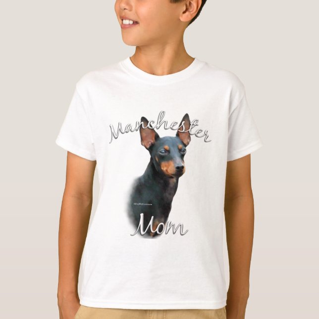 T-shirt Manchester Terrier Mãe 2 (Frente)