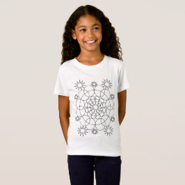 T-shirt - Mandala Design para Cor