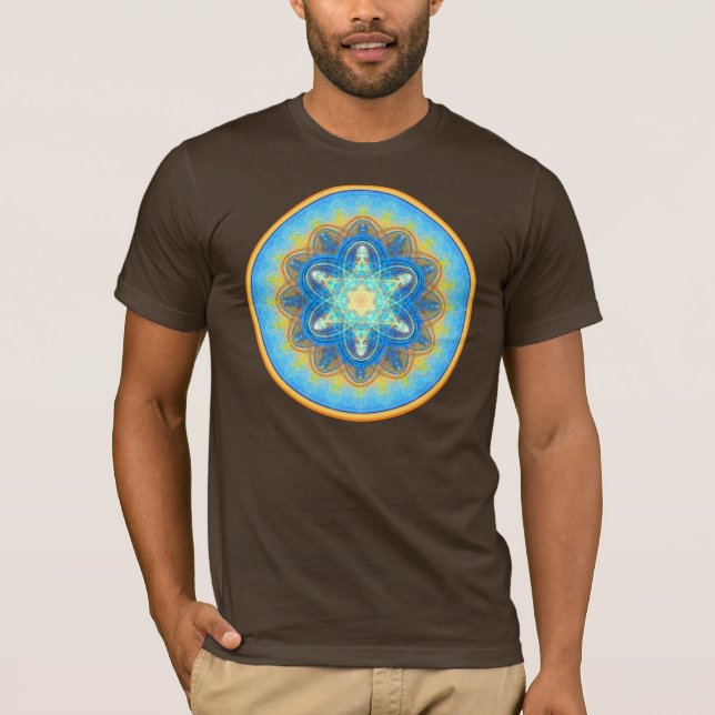 T-shirt Mandala mágica da lua (Frente)