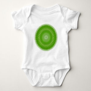 T-shirt Mandala verde do Sol