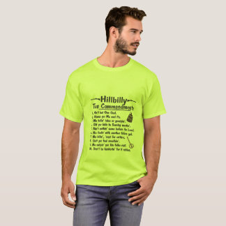 T-shirt Mandamentos do Hillbilly 10