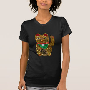 T-shirt maneki neko cat
