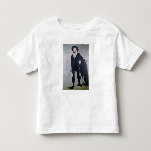 T-shirt Manet | Jean Baptiste Faure como Hamlet, 1877 (Frente)