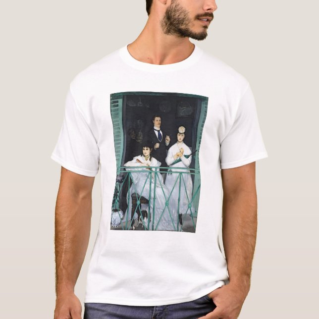 T-shirt Manet | o balcão, 1868-9 (Frente)