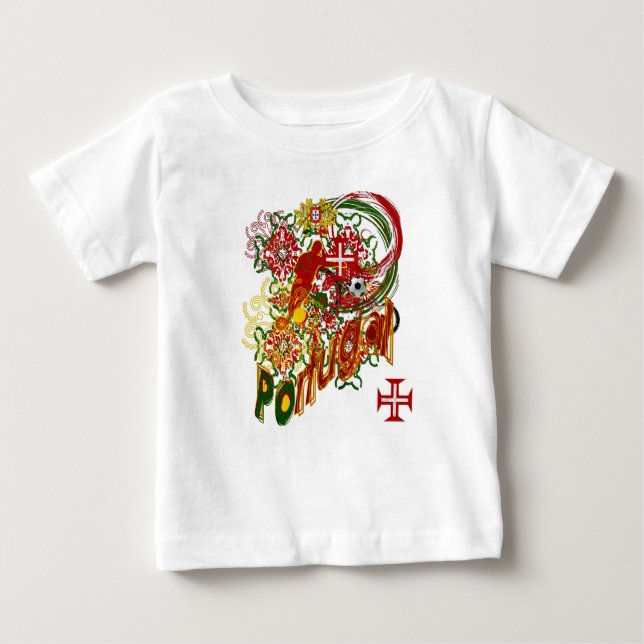 T-shirt Manga incluida Seleção Portuguesa (Frente)