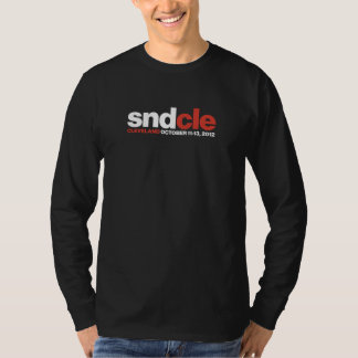T-shirt Manga longa SNDCle, preto de designer