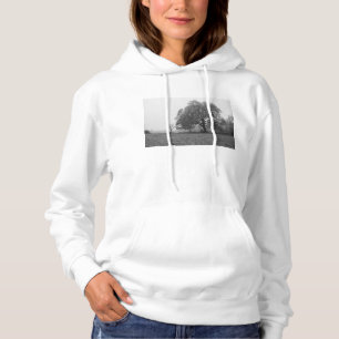 T-shirt Manhã nebulosa de outono em tons de cinza