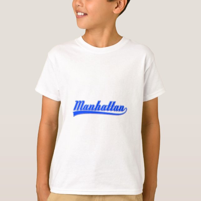T-shirt Manhattan com Swash (Frente)