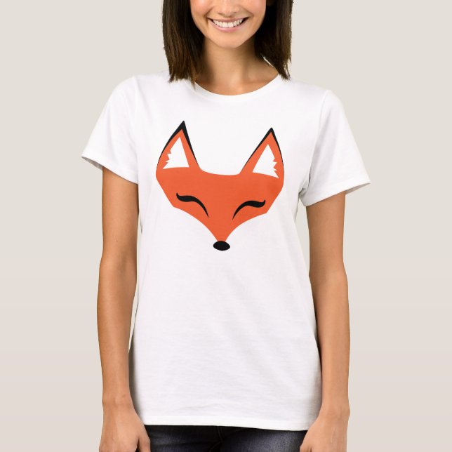 T-shirt manhoso da cara do Fox (Frente)