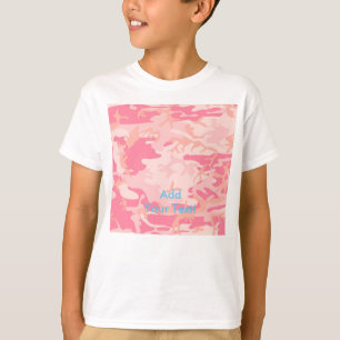 T-shirt Manly Pink Camo