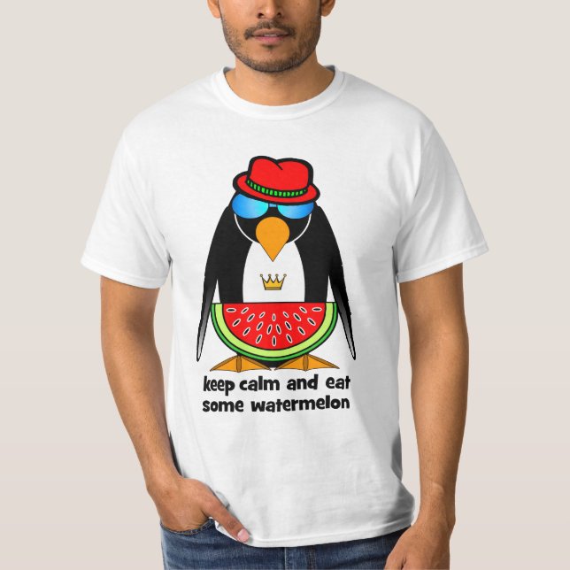 T-shirt mantenha a calma (Frente)