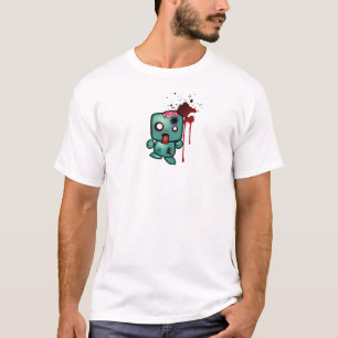 T-shirt Mantenha a calma, continue, aponte-a para a cabeç