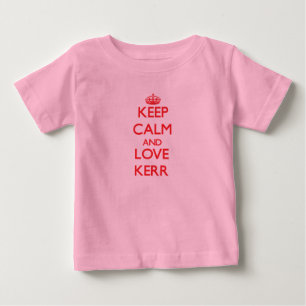 T-shirt Mantenha a calma e ame Kerr