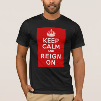 T-shirt Mantenha a calma e o reino em presentes do jubileu