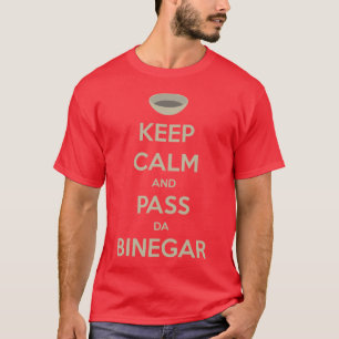 T-shirt Mantenha calmo e passe a Dinamarca Binegar