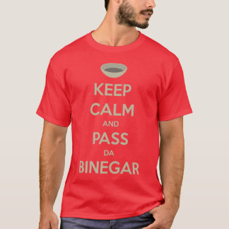 T-shirt Mantenha calmo e passe a Dinamarca Binegar