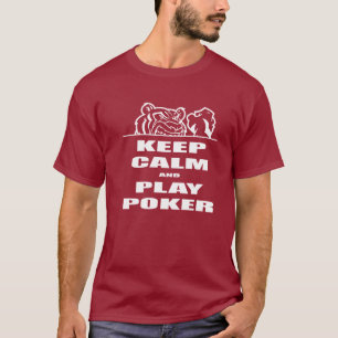 T-shirt MANTENHA MOLUSCOS e PÓQUER do JOGO