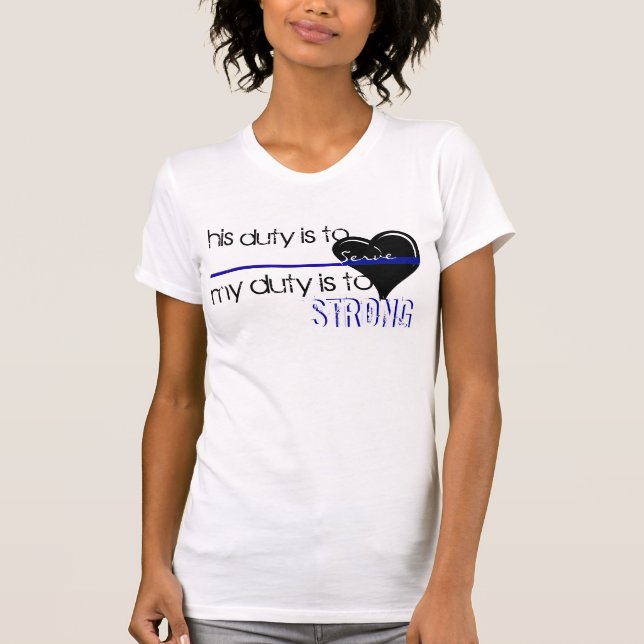 T-shirt Mantenha-o FORTE (Frente)