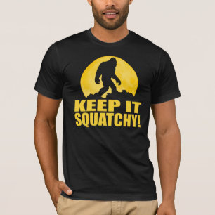 T-shirt MANTENHA-O SQUATCHY! LATIDO especial na edição d