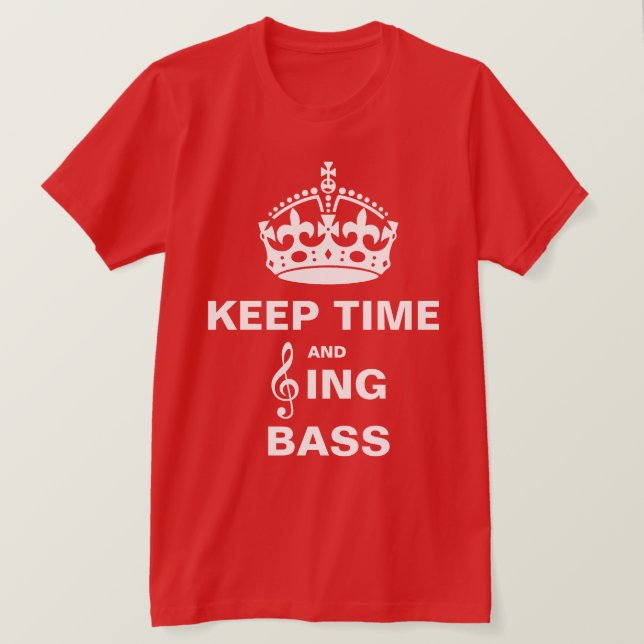 T-shirt Mantenha o tempo (Frente do Design)