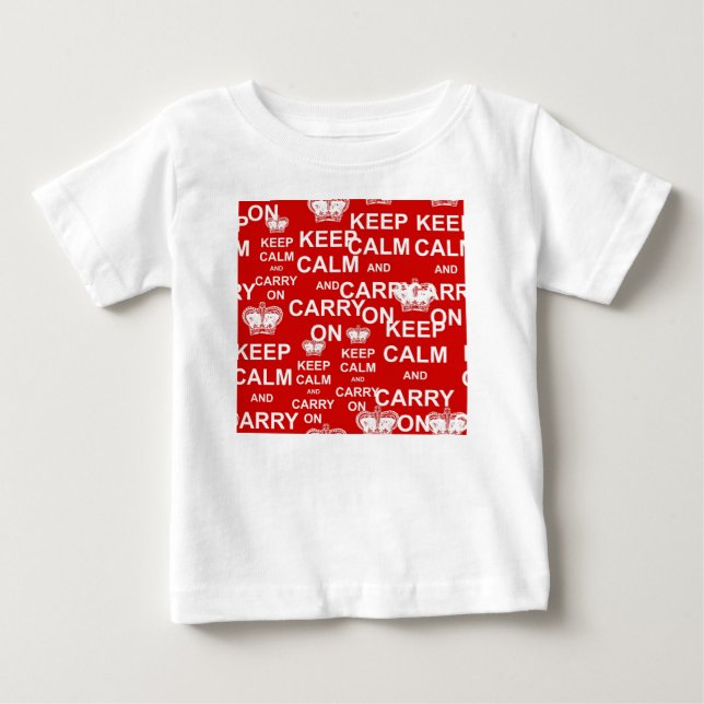 T-shirt Mantenha-se calma e continue ligado (Frente)