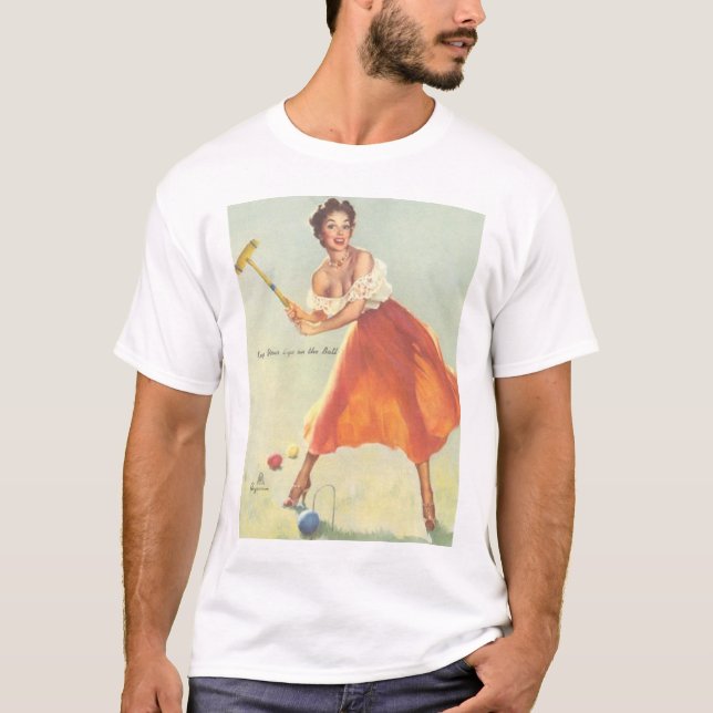 T-shirt Mantenha seu olho na bola (Frente)
