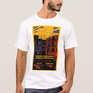 T-shirt Mantenha sua vizinhança limpa