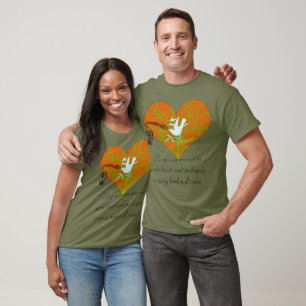 T-shirt Mantenha uma árvore verde no seu coração e talvez