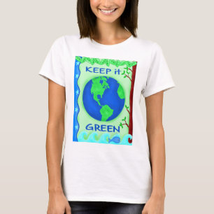 T-shirt Manter Verde Salvar a Arte da Terra