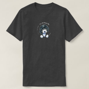 T-shirt Manutenção programada preta de Cockapoo Parti IA