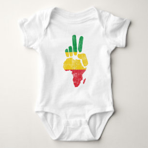 T-shirt mão da paz de darfur África