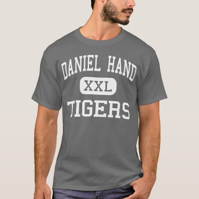 T-shirt Mão de Daniel - tigres - alta - Madison (Frente)