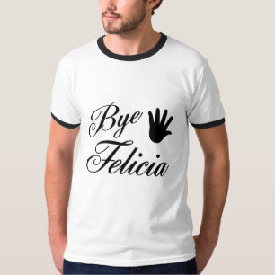 T-shirt Mão de ondulação do rico de Felicia do adeus