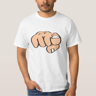 T-shirt Mão que aponta o dedo no visor