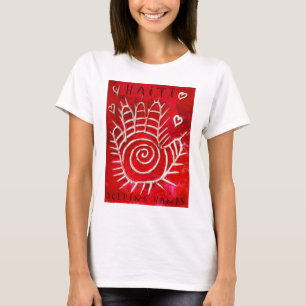 T-shirt Mãos amiga para Haiti