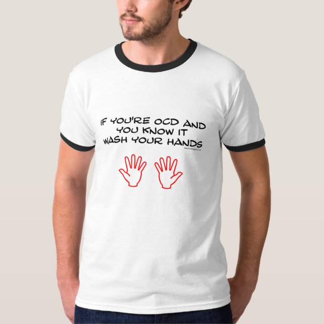 T-shirt Mãos de OCD (Frente)