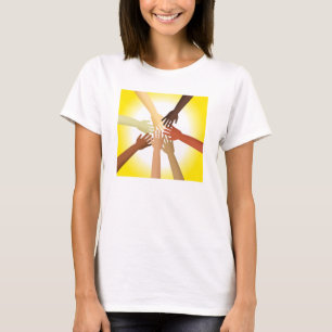 T-shirt Mãos diversas